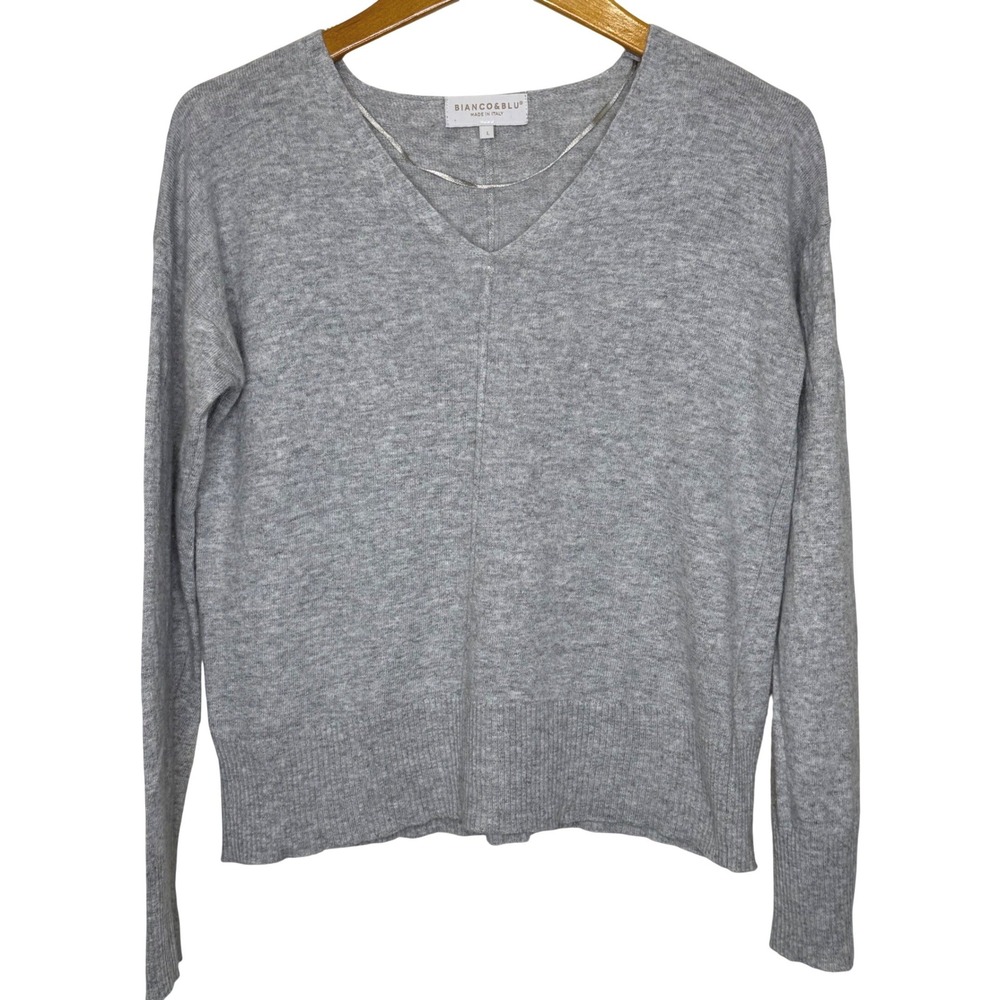 Bianco & Blu‎ Sweater Women's Large Gray